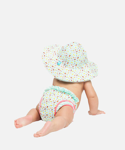 Baby Anti-UV Adjustable Swim Diaper - Ice Cream