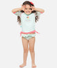 kids girls uv swimwear beachwear bikini upf 50+