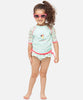 kids girls uv swimwear beachwear bikini upf 50+