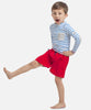 kids boys marine uv rash vest beachwear swimwear